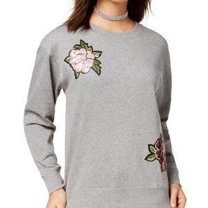 Ultra Flirt Sweatshirt Sequin Flowers